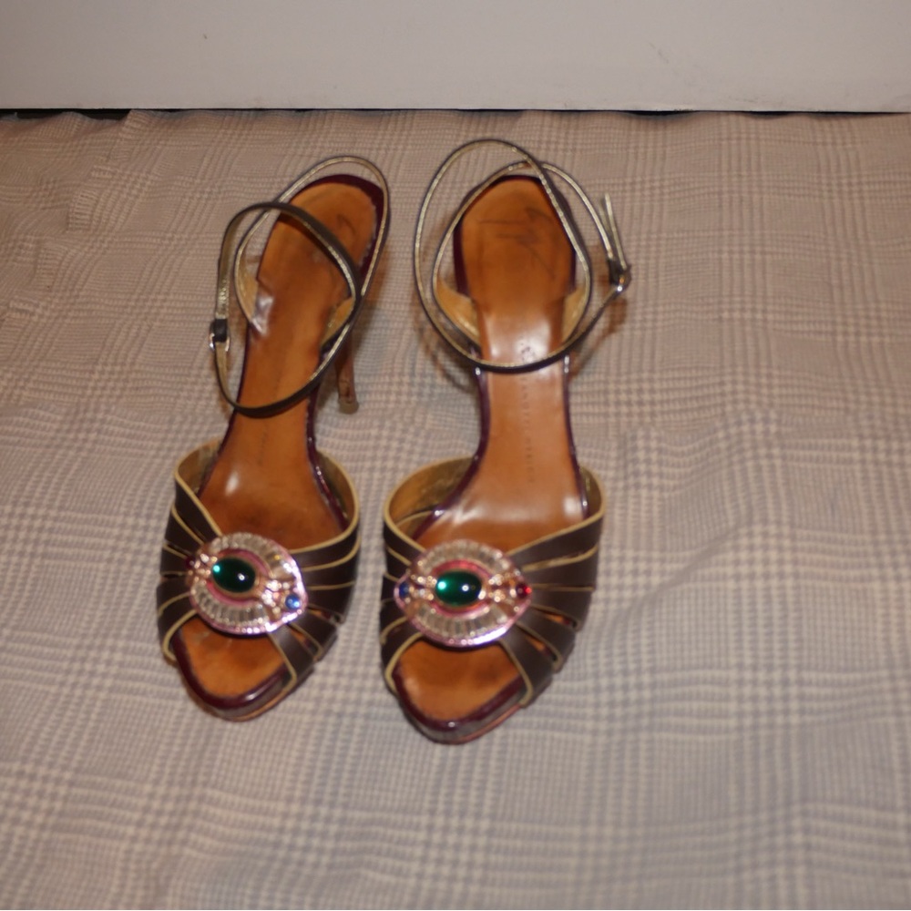 Giuseppe Zanotti Archival Crystal Platform Heels